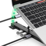 유그린 C타입 HDMI USB3.0 멀티허브 노트북 거치대 X-Kit, CM359 : 유그린샵