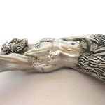 정원꾸미기 이쁜  조각상 초인종 조각 입상 울리는 재미 있은 문 루프 동상 수지  242 : 미스터엉클