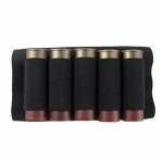 5 라운드 1220 게이지 야외 사냥 buttstock 쉘 홀더 탄약 주머니 홀스터 : 와마트