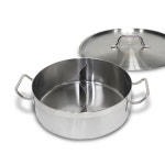 태극 샤브냄비(24/26/28/30)-반반 훠궈 중국 샤브샤브 인덕션가능 삼중 스텐 : 커밍테이블