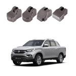 GGB867005렉스턴스포츠 도어체커 커버 블랙크롬 : 지후몰