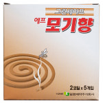 일명 그린세이프 에프 모기향 1각(2코일 5개입) : 인터팜아울렛