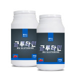 헬스 운동 보조제 분말 엠식스 글루타민 M6 GLUTAMINE 300g 2통 딸기맛 : 잘사는마켓