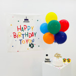 생일풍선 파티풍선 스마일 풍선 세트 용품 해피벌스데이 이벤트 기념일 : 더모음파티