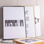 예쁜 벽걸이형 실내 인테리어 액자 심플 베젤 알루미늄 액자 액자 포스터 액자 걸개벽 a4a3 면허증 상자 표구 맞춤 제작 : 원사이클50