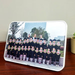 예쁜 벽걸이형 실내 인테리어 액자 어린이집 졸업사진 단체사진 콘퍼런스 사진 액자 거치대 벽걸이 사진 맞춤표구 : 원사이클50