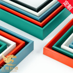 예쁜 벽걸이형 실내 인테리어 액자 임의의 사이즈 컬러 심플 알루미늄 표구 액자 아트 프레젠테이션 액자 거치대 : 원사이클50