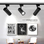 점포 led 간판 조명 등 양인사등 천연두 상용 초광명 옷가게 레일램프 30w 가정용 : 원사이클50