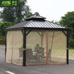그늘막 공원 모기장 텐트 옥외 빌라 가든 차양정 우막 프리미엄 철예 사각정자 시원한 : 원사이클50