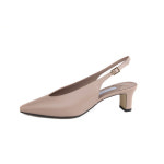 [마지앤바질리] P9002 베스트 상품 성수동 자체공장 100% 주문 제작 수제화 210~265 맞춤 제작 아이보리 오버라인 패턴 소가죽 슬링백 여성... 