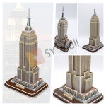 SY몰 3D입체퍼즐 엠파이어스테이트빌딩 빌딩피규어 조립장난감 : SYtrading