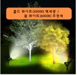 태양광이라 편하고 벽부등으로도 설치가능 솔라 정원 조경등 1+1 캠핑 폴대표시등 수목등 : 위캔두몰