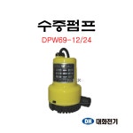 대화전기 수중펌프 DPW69-12 DPW69-24 식수펌프 캠핑카 빌리지 선박 활어차량 배수용 : 워니툴스