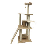 닥터펫 케렌시아 캣타워 (no 07) 동굴 숨숨집 스크레쳐 인조양모 캣콘도 장난감공 터널 : 러브펫츠