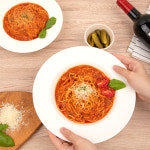 천안심야식당 고기듬뿍 볼로네제 파스타 : 한스 팩토리