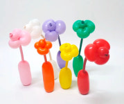 생일 이벤트 파티 요술 풍선 꽃 동물 벌룬 아트 장식 용품 네오텍스260 일반혼합 100개입 : 스몰피