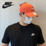 나이키모자 깊은볼캡 대두모자 헤리티지86 워시드 스우시자수캡 빅사이즈야구모자 남녀공용커플 : 라폰테