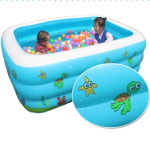 인타임150cm 실내수영장 베란다 풀장/발펌프/볼200개 유아 물놀이 : 베짱이정원