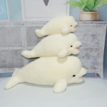 흰색 화이트 돌고래 쿠션 벨루가 인형 28cm~52cm : 아이데이션