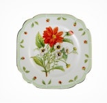 [로얄알버트] 보타니칼 다알리아 스퀘어 샐러드플레이트 : aidcom