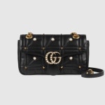 [GUCCI] 구찌 2017 리에디션 GG 마몬트 백 스몰 블랙_2017 Re-Edition GG Marmont bag Small Black_ 443497 DRWWR 1091 : 드오브제
