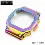 5600 금속 베젤 케이스 커버 시계 밴드 GWM5610 DW5600 스트랩 및 G5610 스테레스 스틸 팔찌 벨트 프레임 + 도구 : 이유트렌드