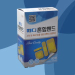 메디 밴드 대용량 80매 1갑/표준 혼합 살균제첨가 일회용 대용량밴드 반창고 상처보호 : 오마이팜