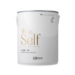 현관문페인트 방화문 난간 철문 샷시 철제 KCC 숲으로 SELF 철재용 기본백색 3L : 페인트디포
