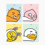 카카오프렌즈 형태편지지 144x170mm : 스토어맵