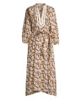 [해외] 토리버치 프린티드 벌룬 슬리브 드레스 TORY BURCH PRINTED BALLOON SLEEVE DRESS, Reverie : USAbuying