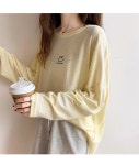 시원한 루즈핏  거즈 긴팔 티셔츠 : 다여니네