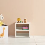 인테리어 선반 사이드 테이블 수납함 원룸 좁은 집 침실 공간 가로 틈새 작은 폭 전면 모듈 낮은 미니 나무 1단 2단 3단 오픈형 화이트 우드... 