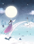 칠월칠석현수막_견우직녀_칠석현수막0005 - 기본사이즈(1200x1600)mm : 수채화같은디자인