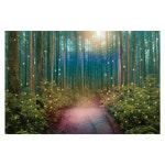 숲속배경현수막 6120 반딧불이 어린이집 180×120cm : 키즈디자인