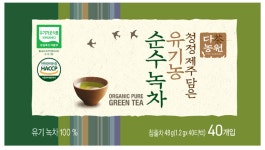 다농원 청정 유기농 순수녹차 침출차 유기녹차40티백 : 으 뜸 safety