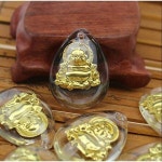 불탑 24K 99.99% 골드 금 목걸이 순금 황금 수정 크리스탈 펜던트 공예 불상 불교 아미타불 절 종교 인공 믿음 행운 보호 기념 부모님 선물 인기... 