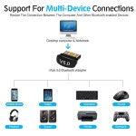 PC 오디오 파일 전송용 True 5.0 Usb 블루투스 어댑터 미니 컴퓨터 노트북 USB 수신기 동글 블루투스 5 송신기  21 : 모아모아95