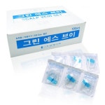 두원 나비침 23G 24G 25G 100개입 피하수액 스칼프니들 주사침 강아지 고양이 : 원투원메디