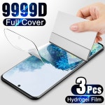 삼성 Galaxy S10 S20 S9 S8 Plus S7 S6 용 화면 보호기의 3Pcs 하이드로 겔 필름 Note 20 8 9 10 용 Edge 화면 보호기  182 : 모아모아95
