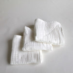 깨끗하고 흡수가 잘되는 6겹 바이오 거즈 순면 행주 3P 제로웨이스트 키친크로스 : 살림숲