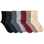 여자 패션 무압박 양말 무지 : 수한양말