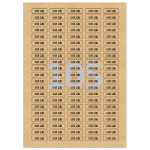 김밥스티커 소형화이트(180개) 배달 카페 메뉴 분식  주문제작 : 에이엠종합인쇄