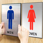 기본 화장실 알루미늄 표지판 공개화장실 독서관 : M-S-G