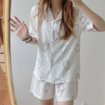 여름 시원한 곰돌이 반팔 반바지  잠옷 홈웨어 : stay in