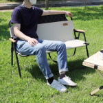 모아봄 2인용 캠핑체어 커플 더블벤치체어 모델 MCC-2PAC : 캠핑카약