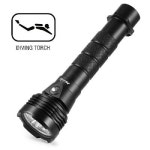 야간조명 LED 알루미늄 아웃도어 스쿠버다이빙 조명 손전등 5등 L2 볼 야간탐사 방수 고출력 손전등 : 에이치H글로벌