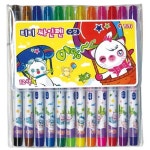 티티 2500 애니멀캠프 싸인펜 12색 : 드림오피스 학생사