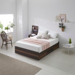 릴리 높은 헤드없는 무헤드 저상형 평상형 무해드 틀 매트리스받침 침대 프레임 SS 높이300mm : 노랑나무몰