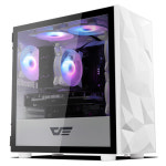 다크플래쉬 DLM21 RGB 강화유리 화이트 : 다크플래쉬