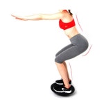 써클 밸런스 보드 코어 요가 휘트니스 필라테스 : 로시